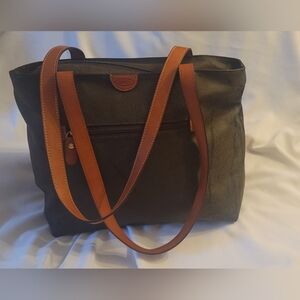 Bric's Brown and Tan Tote Bag From Life Collection